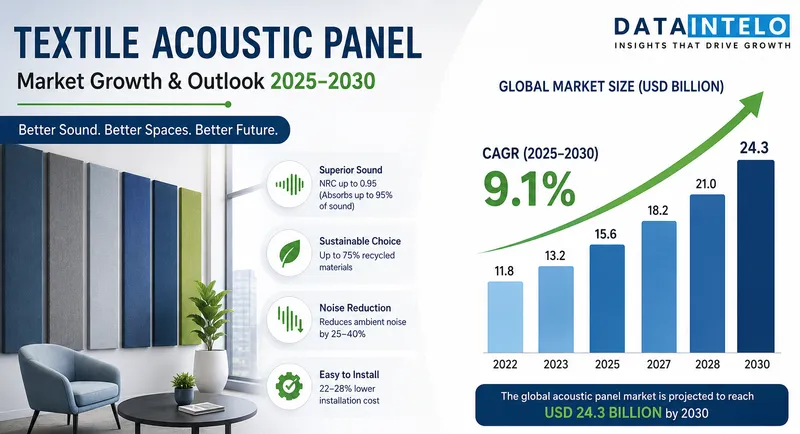Sustainable Acoustic Solutions: Textile Acoustic Panel Market Trends &  Insights 